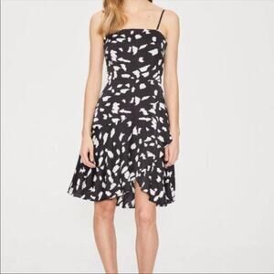 Cooper St. Wildcat Wrap Mini Dress Black & White - Sz 4